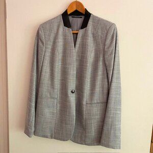 T Tahari Adara Single-Button Jacket Size 6